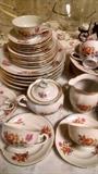 ******BEAUTIFUL**** FLORAL CHINA SET...MADE IN POLAND