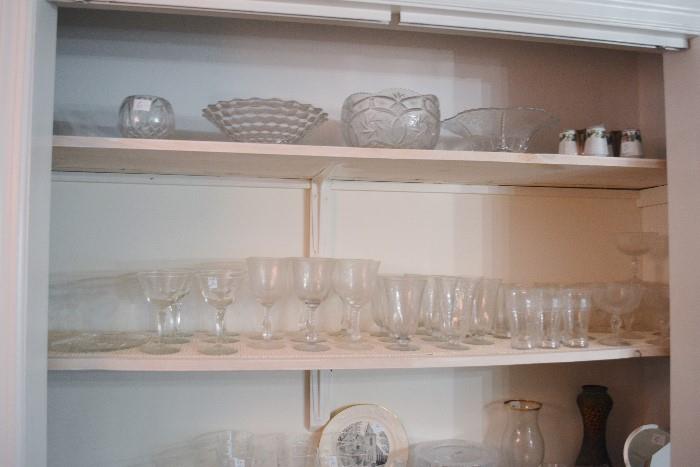 Variety Nice Crystal Stems and Other Glassware 
