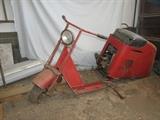 1948 Cushmen motor-scooter, nonworking, with title, manual and parts