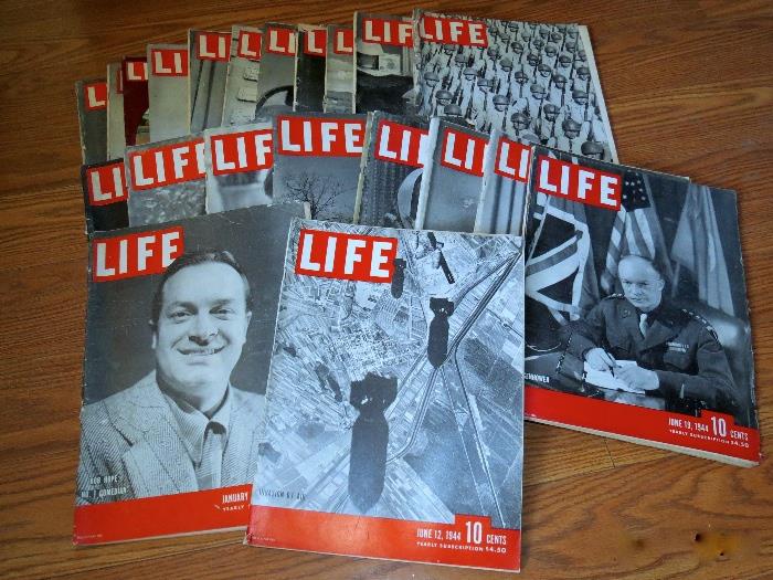 1942-1944  Life magazines