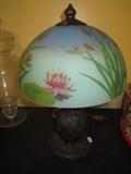 REVERSE PAINTED LAMP