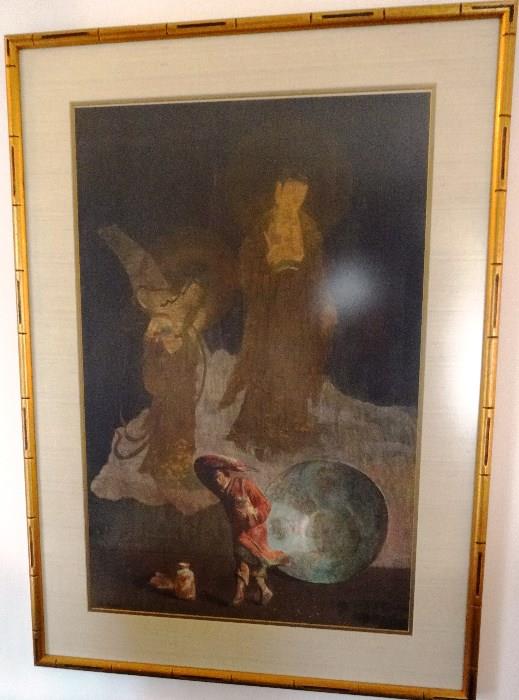 Hovsep T Pushman Litho signed by artist and son "Eternal Compassion"