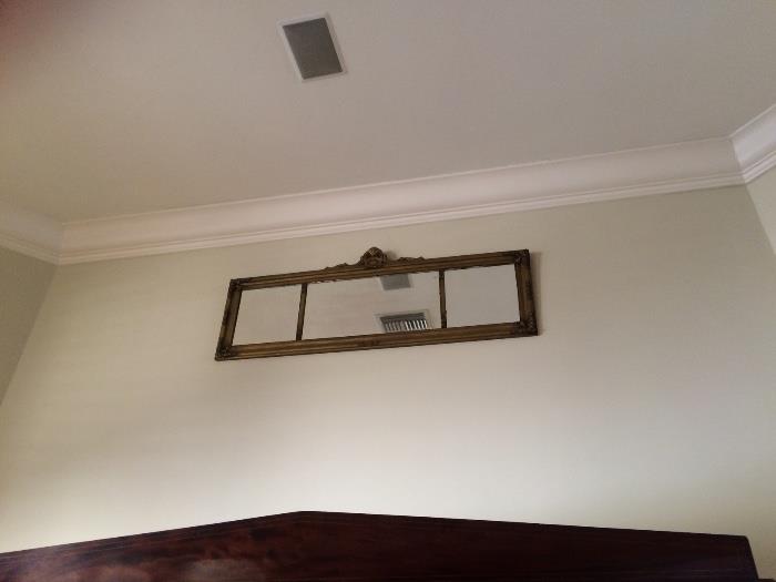 Antique rectangular mirror