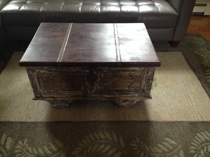 Arhaus coffee table/chest