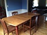 Maple dining table