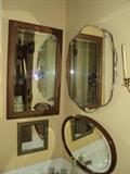 Collection of Antique Mirrors at The Vintage Girls Estate Sale