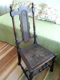 Cane Bottom Antique Chair at The Vintage Girls Estate Sale