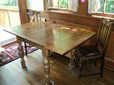 Oak Pub Table at The Vintage Girls Estate Sale