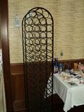Iron Wine Rack at The Vintage Girls Estate Sale