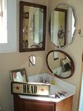 Antique Mirror Collection at The Vintage Girls Estate Sale