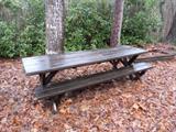 Outdoor 8 foot long picnic table!!