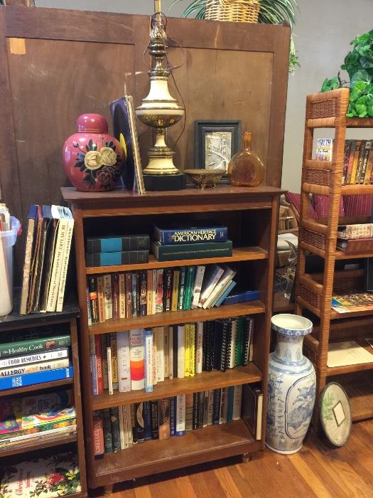 The bookshelf has sold but many of the items on it are still available.
