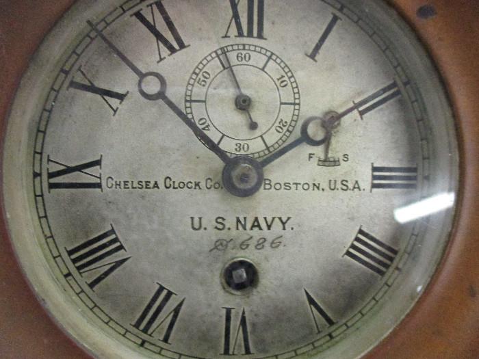 Military U S Navy Clock