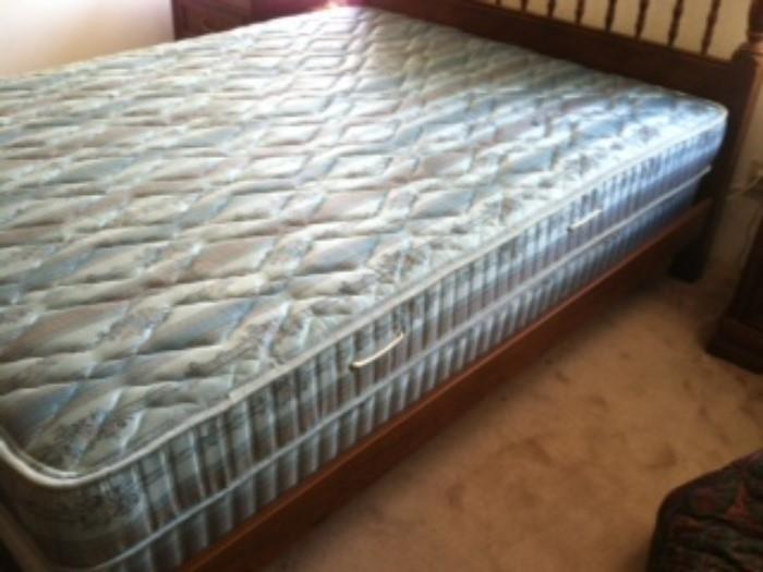MATTRESSES WITH BROYHILL BED.