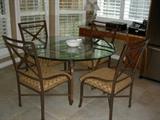 Kitchen table and chairs (also 3 matching barstools)