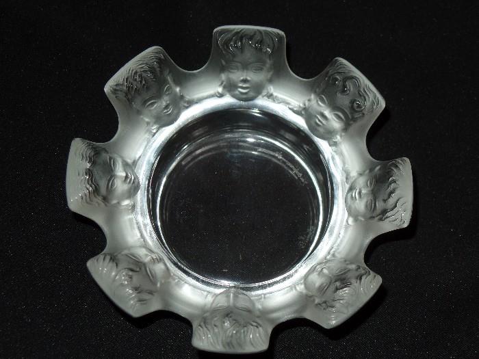 Lalique  "Faces" Dish