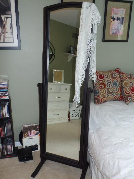 Tall Mirror on Stand