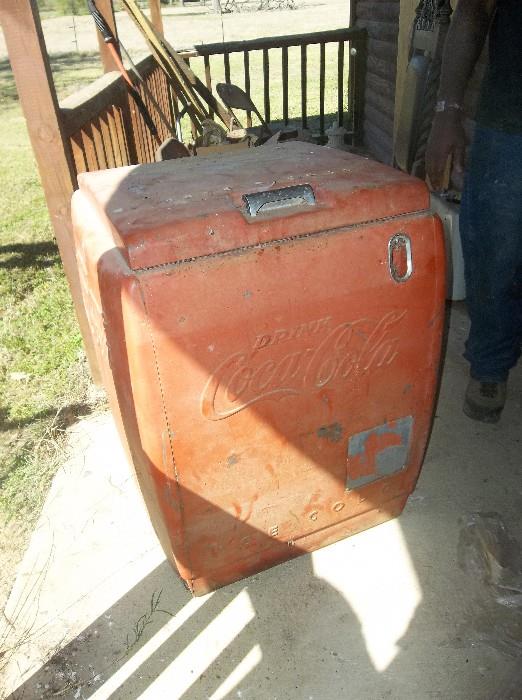 Antique Coca Cola Box, don't let the dust fool ya, its in great shape
