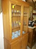 Oak China Hutch