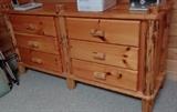 Knotty pine dresser