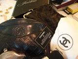 Chanel handbag with registration card and dust cover