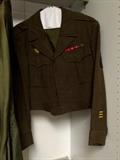 Vintage military uniforms