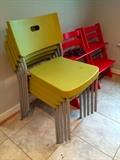 Stackable Ikea chairs