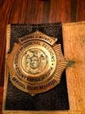 Vintage court reporter badge