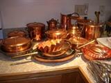 Much copperware