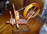 19th century vintage spinning wheel