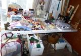 Sewing and notions table
