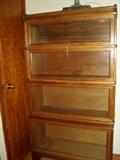 Four Section Oak Barrister Bookcase