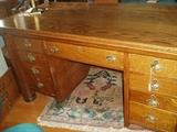 Another view of Oak Desk