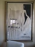 Framed French  Art Deco Poster,Maurice  Dufrene