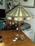 Bradley & Hubbard Brass lamp 