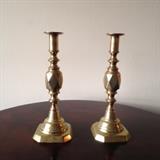 Brass Candle sticks. 