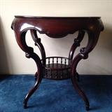 Eclectic Wooden Big End Table / Night Stand / Tea Table 