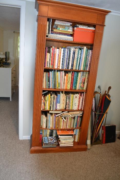 36 x 13.5 x82  Bookcase plus books