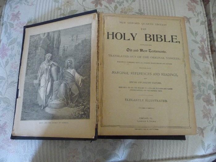 1800's bible -nice old pictures 