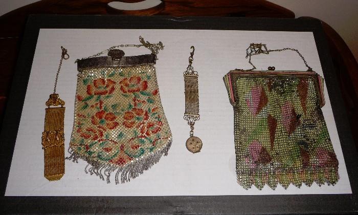 metal mesh purses and fobs