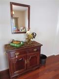 Thomasville server; decorative Rooster