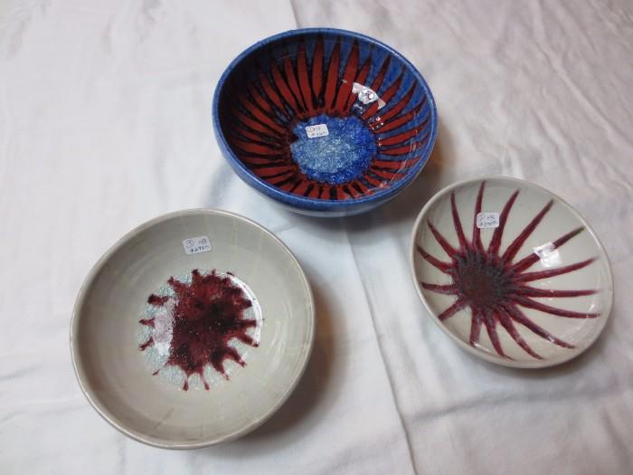 Harding Black Sunburst Bowls