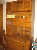 Ethan Allen drop leaf desk unit.