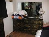 Dresser with mirror. $75