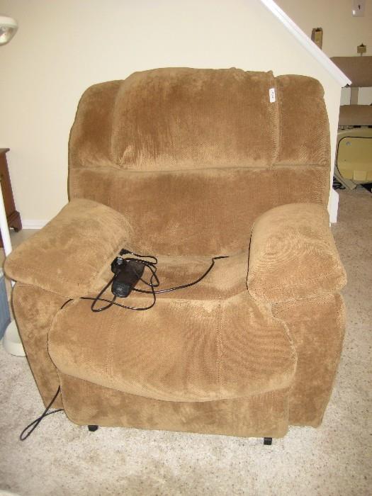Beige Otter lift chair. Less than 1 year old. Excellent condition! $700