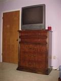 Chest of Drawers & T.V.