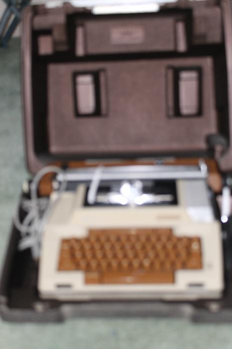 Smith-Corona portable electric typewriter.