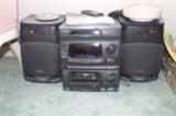 Portable stereo.