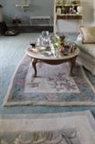 The rugs are for sale. There is a large one, a small one and a little round one in another room.