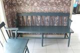 Patio benches.